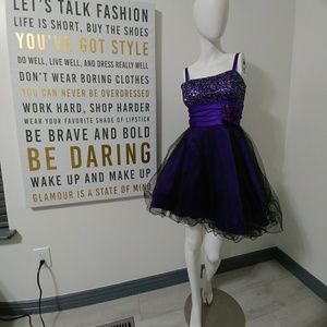 EUC Masquerade Purple Special Occasion dress